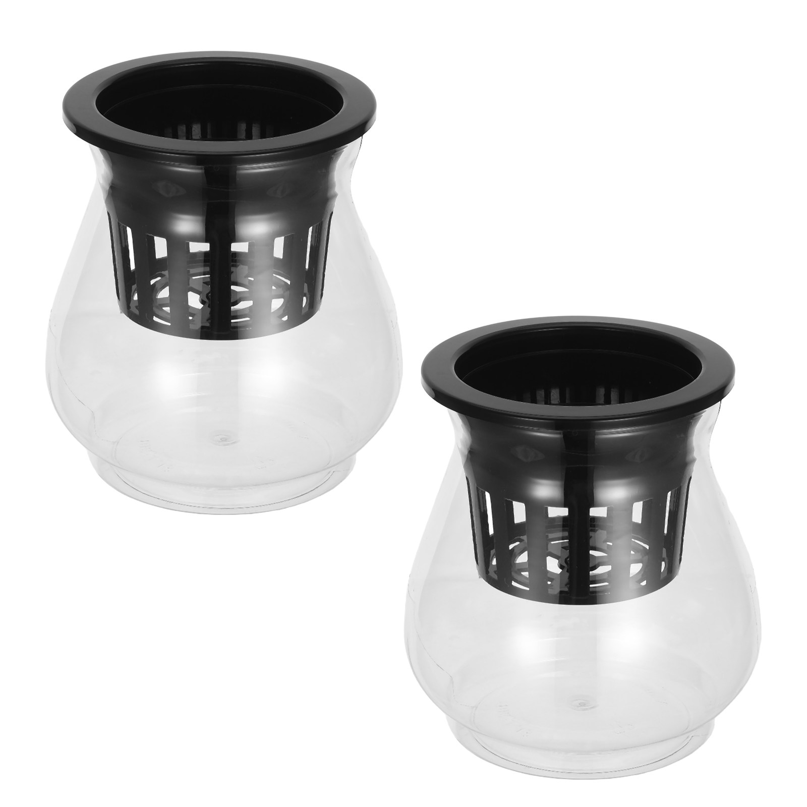 Planted Tank - 2Pcs Transparent Hydroponic Container Fish Tank