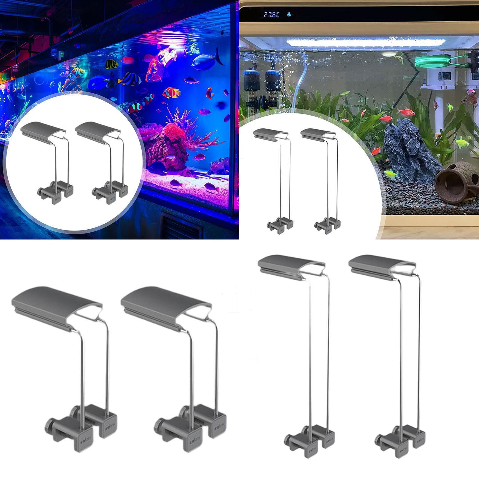 Aquarium Plant Light - 2 Pieces Aquarium Lamp Holder As