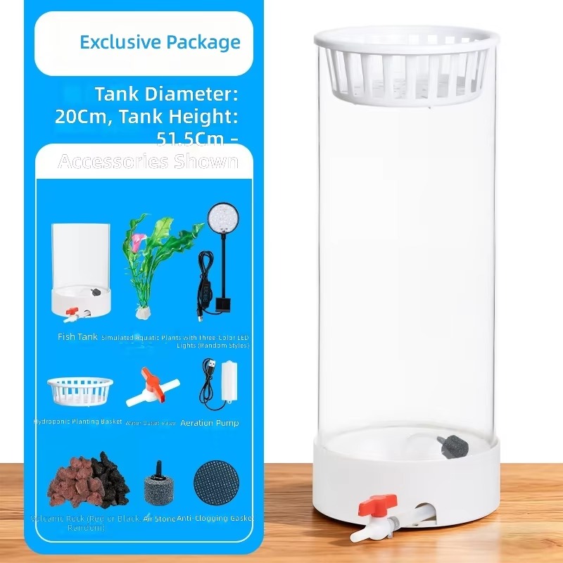 Round Glass 15L Fish Tank Whol - Aquarium Plants Live 评论和价格