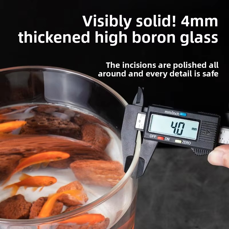 Round Glass 15L Fish Tank Whol - Aquarium Plants Live 评论和价格
