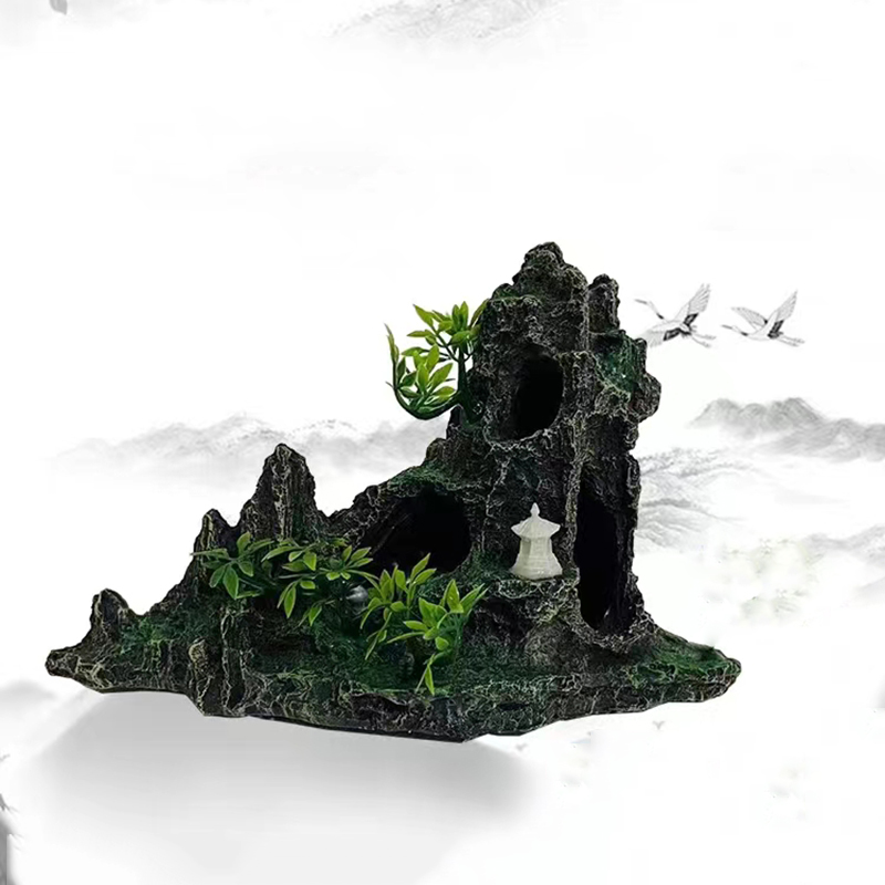 Resin Aquarium Rockery Mountai - Aquarium Driftwood 评论和价格
