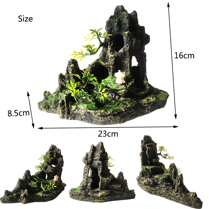 Resin Aquarium Rockery Mountai - Aquarium Driftwood 评论和价格