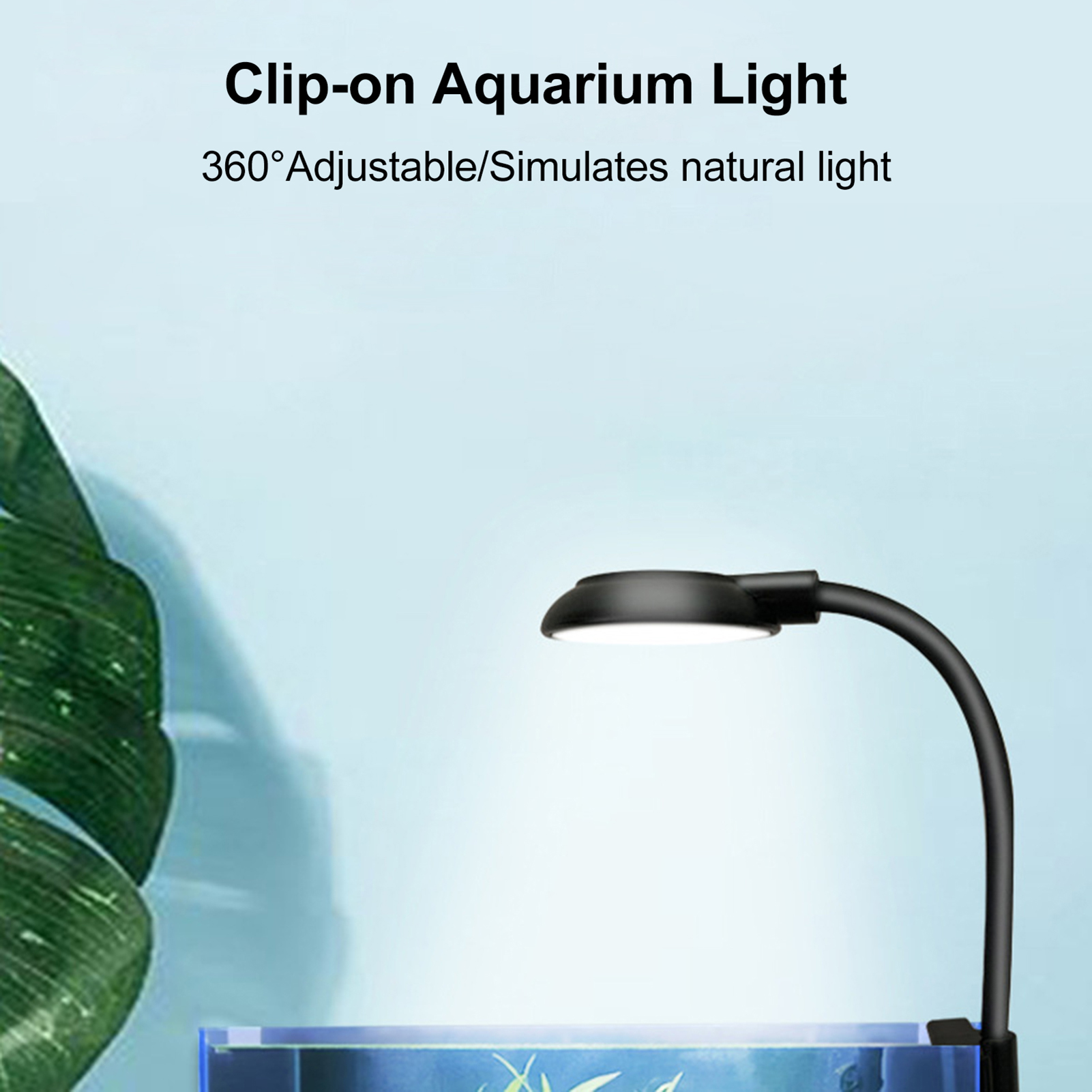Fish  Clamp Lamp Aquarium Aqua - Aquarium Plant Light 评论和价格