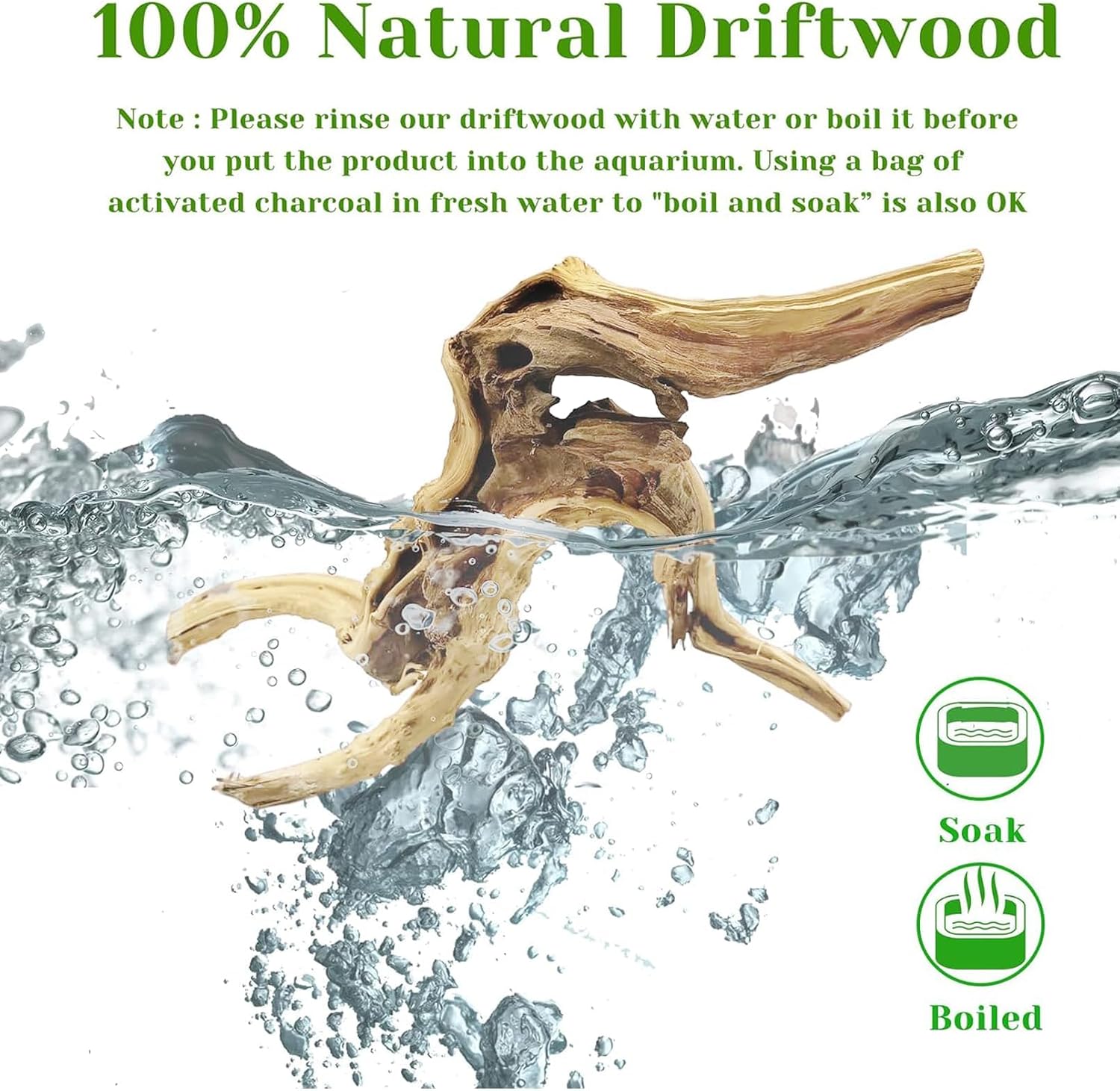 1PC  20-25CM Natural Driftwood - Aquarium Driftwood 评论和价格
