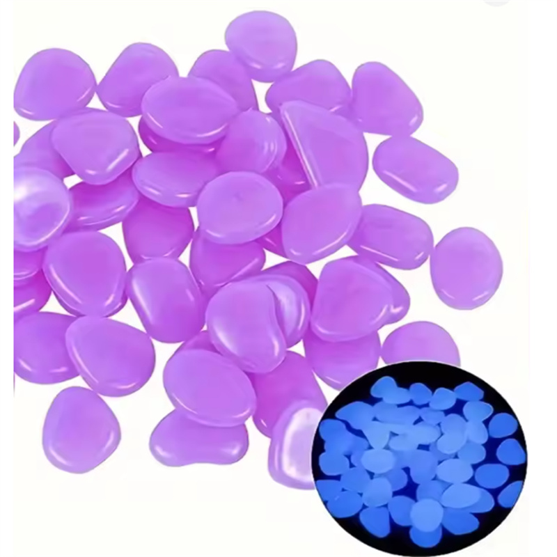 200pcs 1cm glow in dark pebble - Plant Aquarium Pot 评论和价格