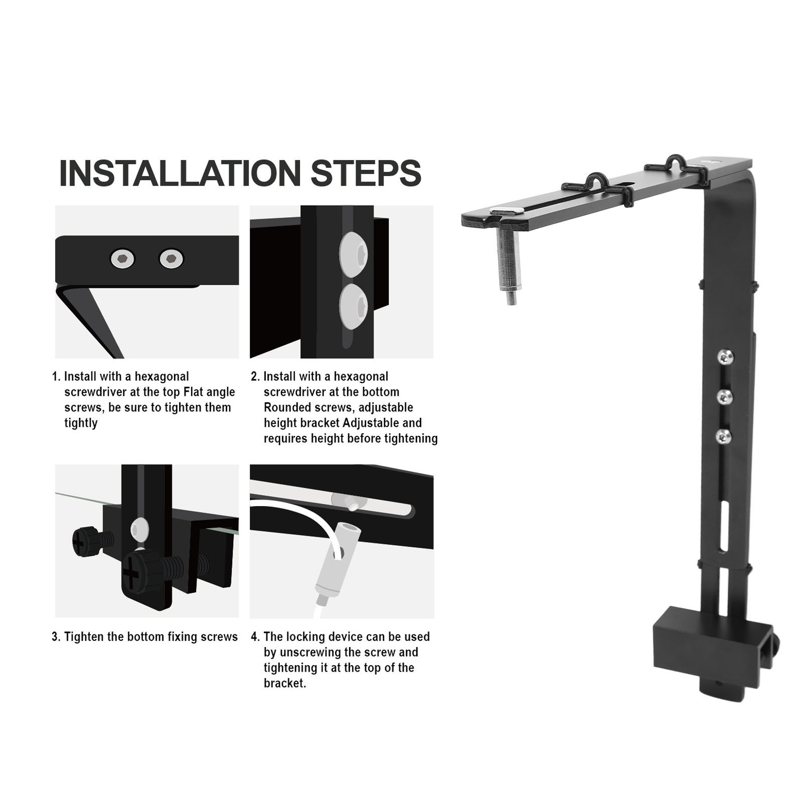 Fish Tank Light Stand Aluminum - Aquarium Plant Holder 评论和价格