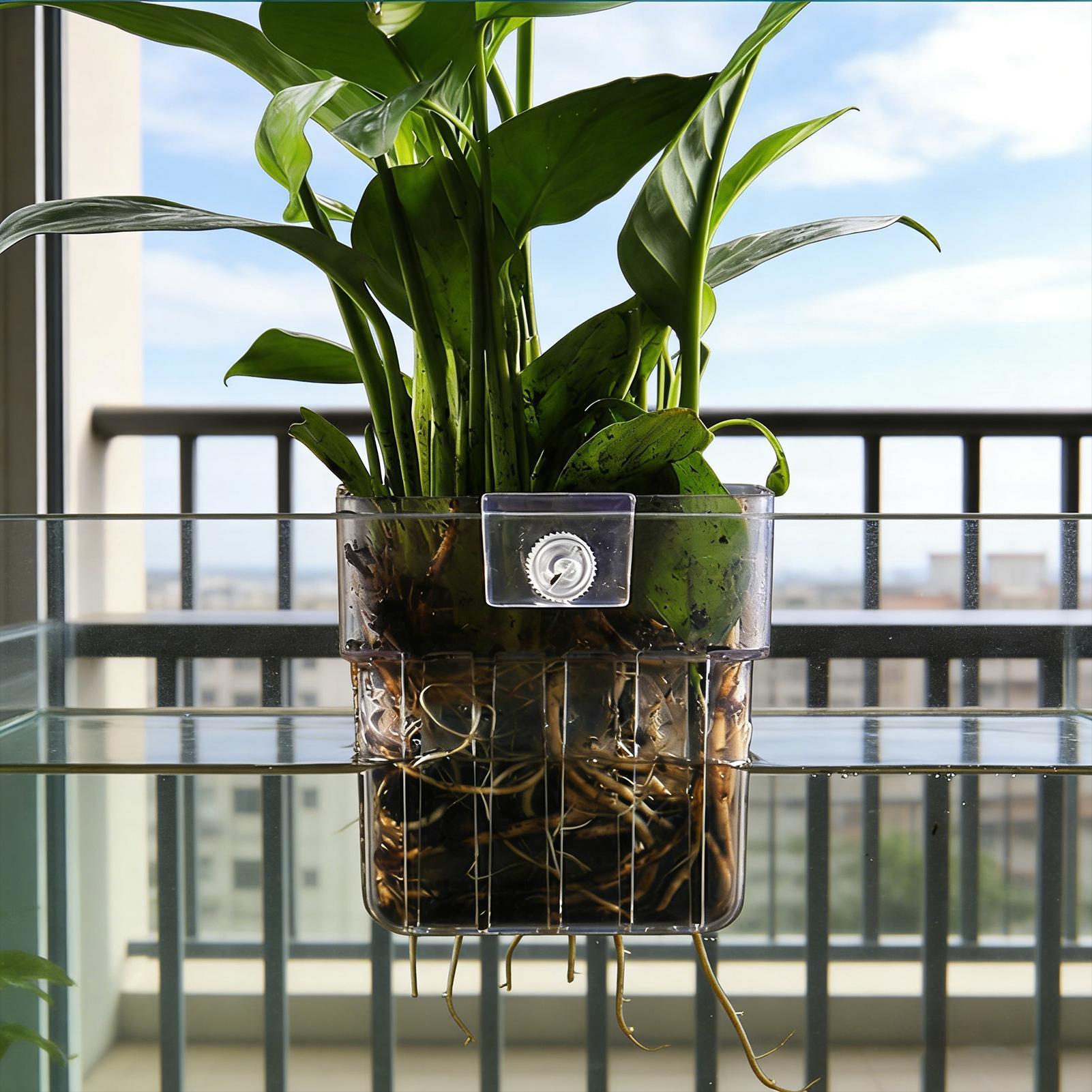 Aquarium Plant Basket Transpar - Aquarium Plant Holder 评论和价格