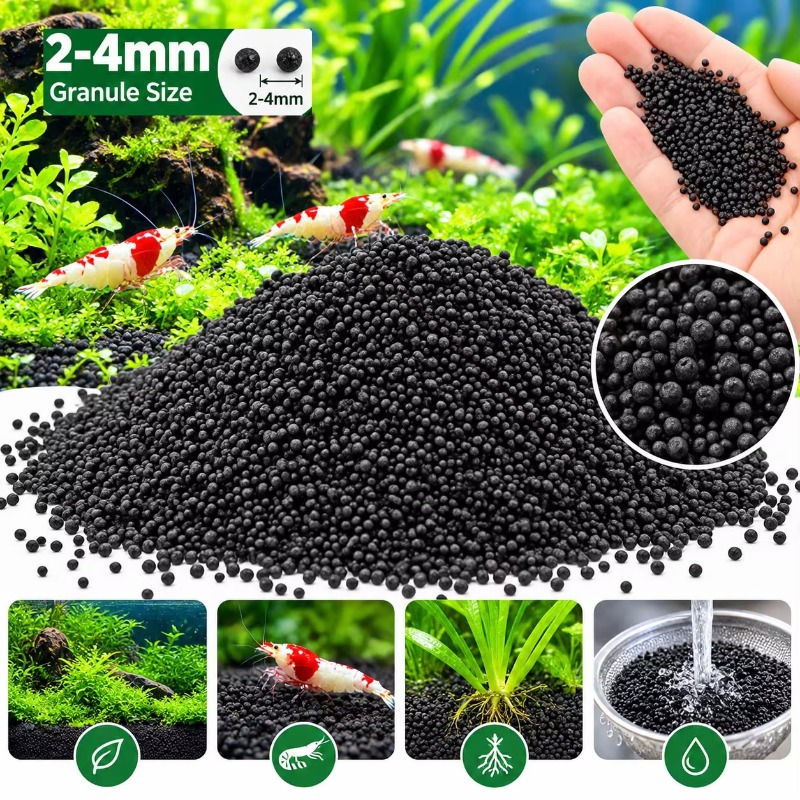 Black Aquarium Substrate Soil  - Aquarium Planted Tank Filter 评论和价格