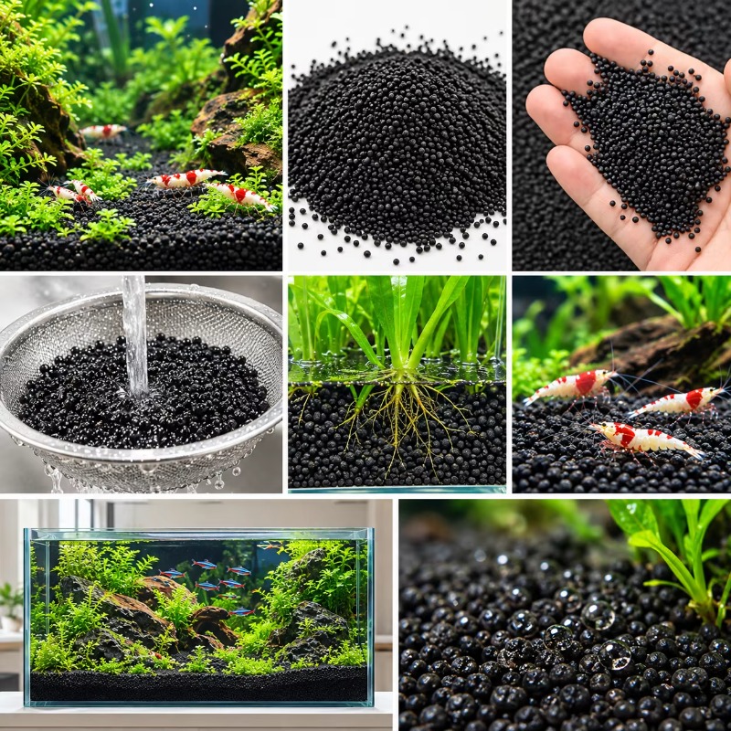 Black Aquarium Substrate Soil  - Aquarium Planted Tank Filter 评论和价格