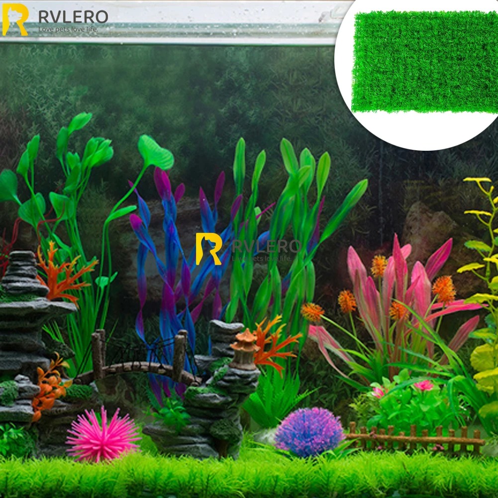 Artificial Grass Lawn Aquarium - Aquarium Plants Live 评论和价格